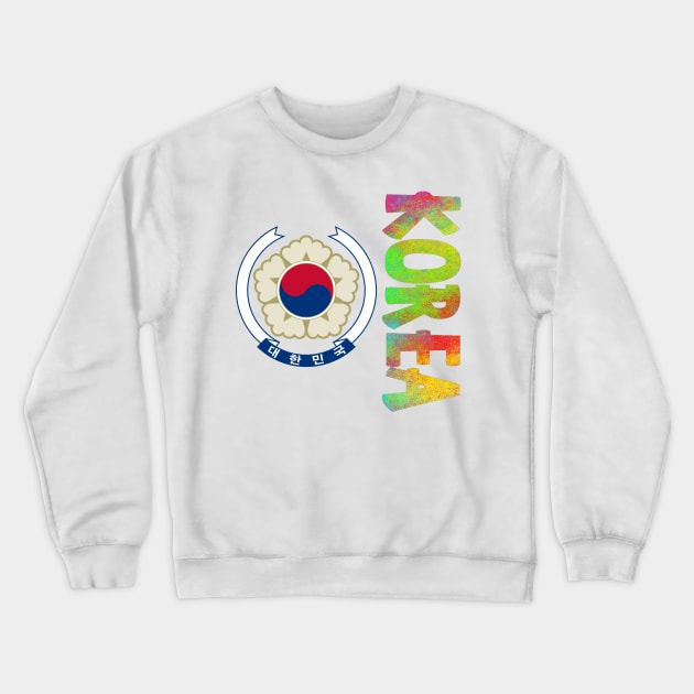 Korea (South Korea) Coat of Arms Design Crewneck Sweatshirt by Naves